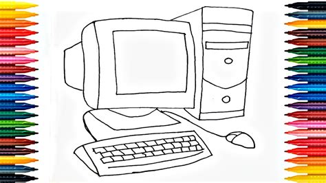 Computer Parts To Color Clipart Drawing And Other Clipart Images On
