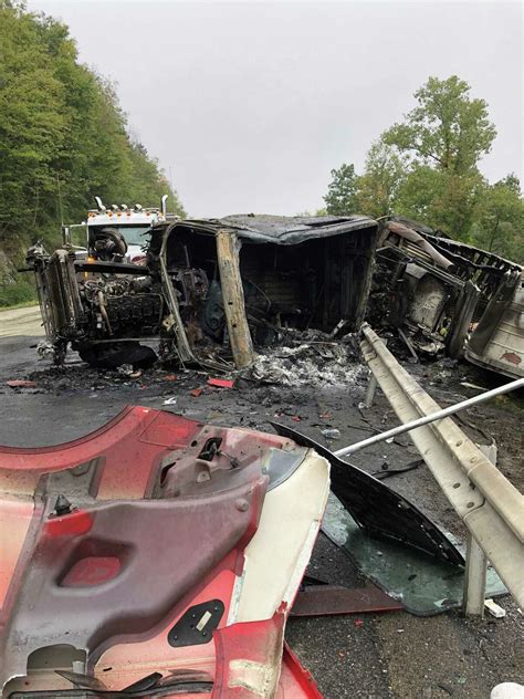 Beacon man dies in fiery I-84 crash