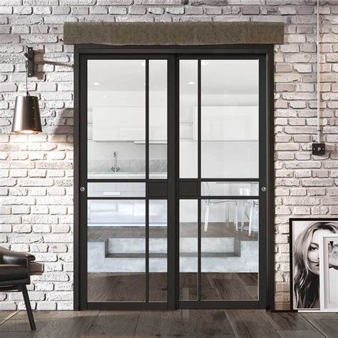 Pass Easi Two Sliding Doors And Frame Kit Greenwich Door Clear