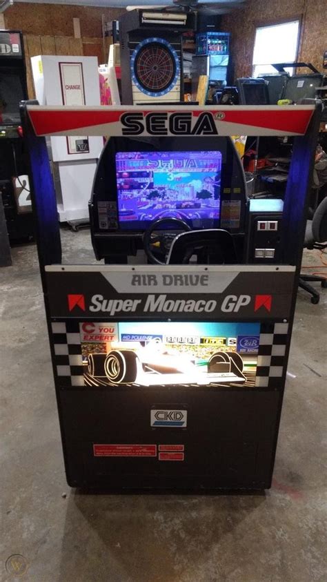 Super Monaco Gp By Sega 1989 Racing Video Arcade Game 1879886202
