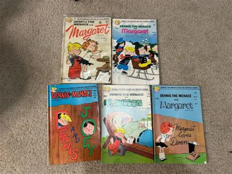 Lot Of 5 Vintage Dennis The Menace And His Friends Comics 17 29 30 32
