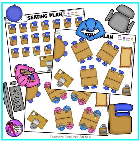 This package contains an editable google. Editable Classroom Seating Chart Template Plan (with ...