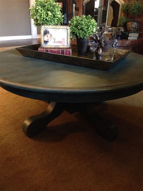 This piece displays rich color and gorgeous decorative details, such as brass nailheads and a distressed. Oak Coffee Tables - Traditional Material For Good Looks | Coffee table, Painted coffee tables ...