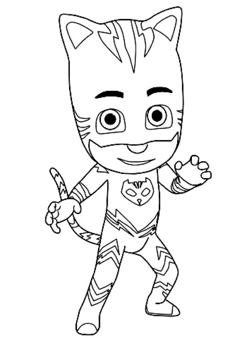 Pj Masks Logo Et 3 Personnages Coloriage Pj Masks Pour Enfants Porn