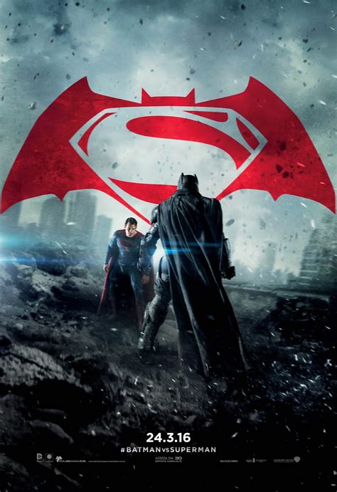 Espaço Filme Nova Arte de Batman vs Superman A Origem da Justiça é