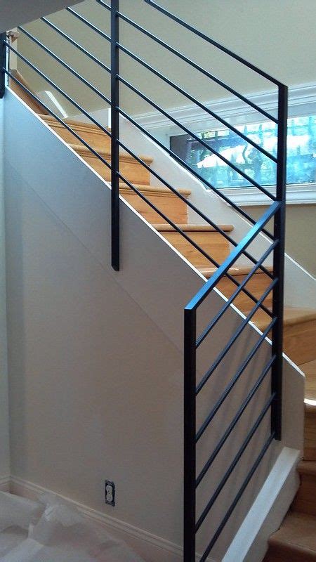 Steel Handrails Maryland In 2020 Modern Stair Railing Modern Stairs