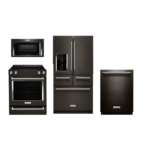 Kitchenaid 4 Piece Kitchen Appliance Package With Electric 64