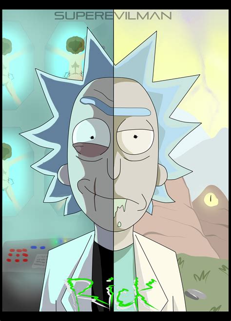 Evil Rick And Rick By Superevilman On Deviantart