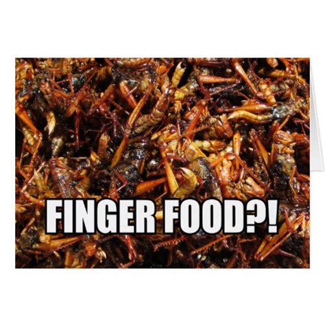 Finger Food Meme Greeting Cards Zazzle