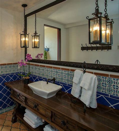 Spanish Style Bathroom Ideas Hacienda Rusticas Mexicanas Mexicana Interiores Coloniales