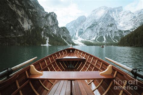 Lago Di Braies Boat Ride Photograph By Jr Photography