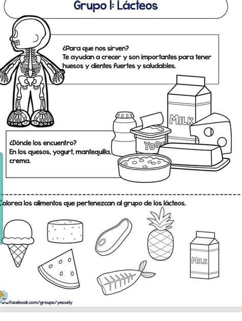 Pin De Anita En Alimentación Hojas De Ejercicios Para Actividades