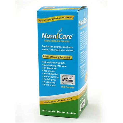 100 Nasal Rinse Mix Refills Premium Saline Packets Dr Natural