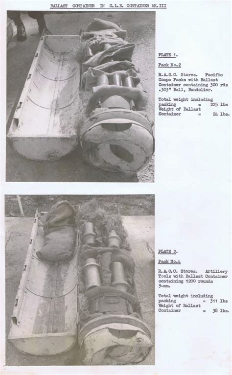 Ballast Container In Cle Mkiii Plates 1 And 2 Paradata