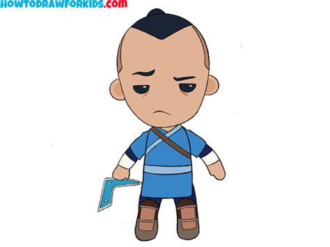 How To Draw Sokka Easy Drawing Tutorial For Kids