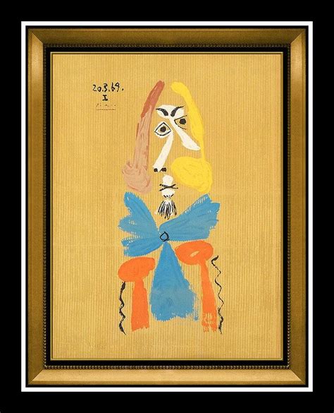 Pablo Picasso Pablo Picasso Portrait Imaginaires Color Lithograph
