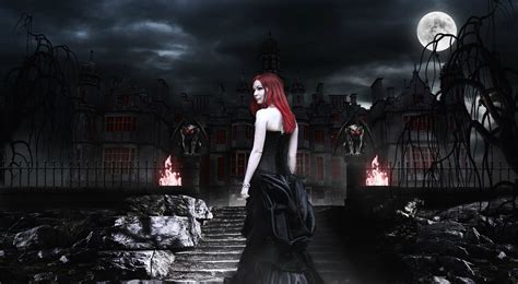 Vampires Fantasy Art Spooky Gothic Hd Wallpaper Wallpaper Flare