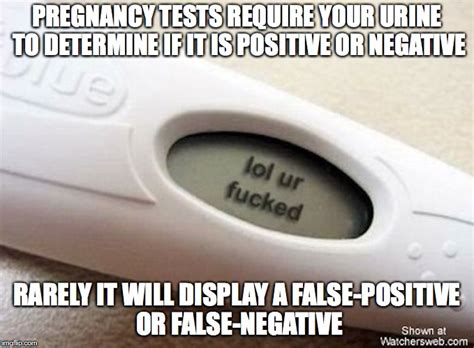 Pregnancy Test Meme