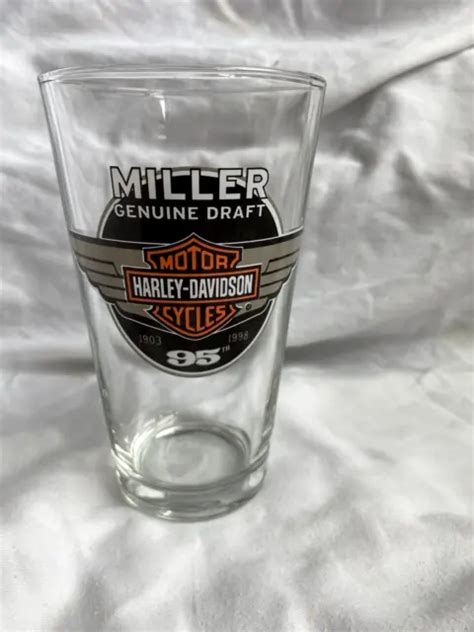 Miller Genuine Draft Harley Davidson Th Anniversary Oz Pint Beer