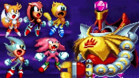 Sonic Mania Plus Super Sonic Super Knuckles Super Tails Super