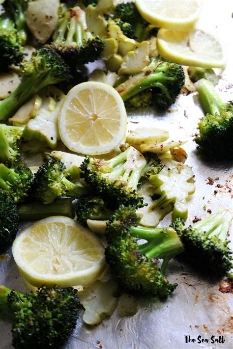 Easy And Quick Roasted Lemon Broccoli With Images