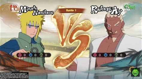 Naruto Shippuden Ultimate Ninja Storm 4 Minato Vs Raikage Youtube