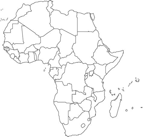 Teters Blog Blank Africa Map