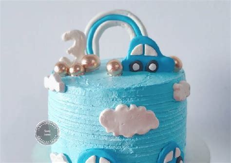 طرز تهیه کیک تولد پسرم ساده و خوشمزه توسط Somi Bano کوکپد