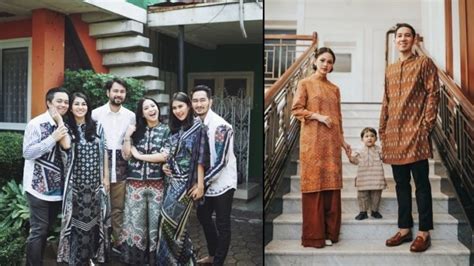 Selanjutnya ada seragam keluarga raffi yang bernuansa soft brown. Ide Model Baju Lebaran Artis Rldj 20 Parade Seragam ...