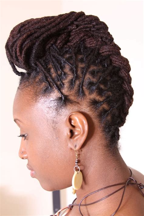 Some might actually say its a hairstyle reserved for the males but that ain't true. dreadlock updos for women - Google Search | Loc Styles ...