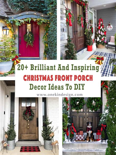 20 Brilliant And Inspiring Christmas Front Porch Decor Ideas To Diy