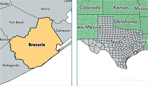 Brazoria County Texas Map Of Brazoria County Tx Where Is Brazoria