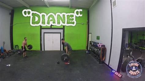 crossfit wod diane youtube