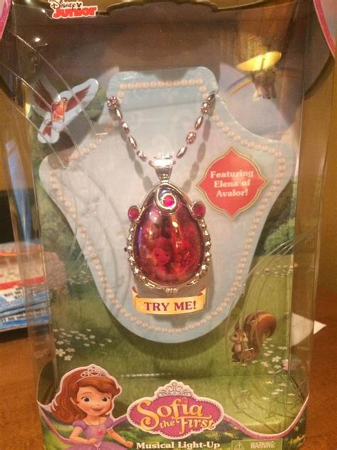 Sofia The First Musical Light Up Amulet Featuring Elena Of Avalor New