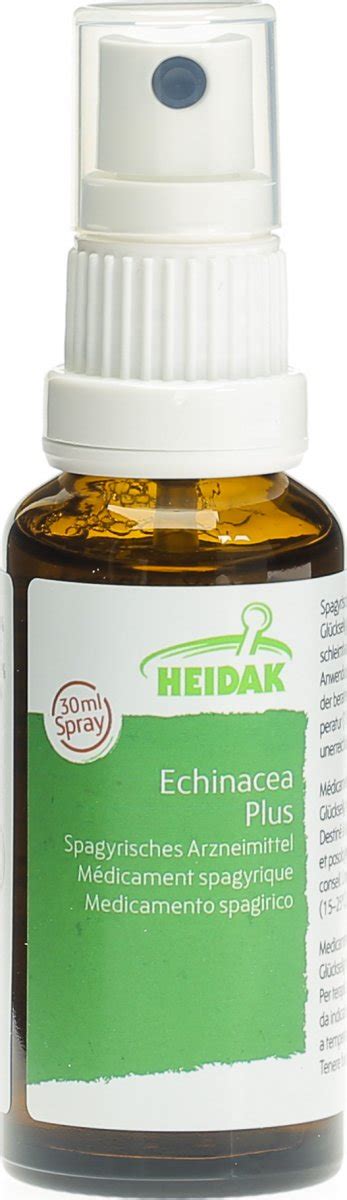 Heidak Spagyrik Echinacea Plus Spray Flasche 30ml In Der Adler Apotheke