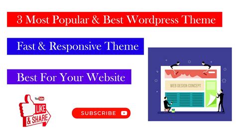 3 Most Popular And Best Wordpress Theme 2023 Youtube