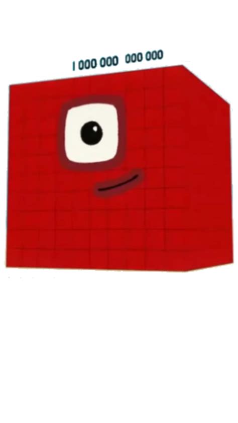 One Trillion Fanmade Again Rnumberblocks