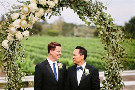 California Vineyard Summer Gay Wedding Equally Wed Modern Lgbtq Weddings Equality Minded