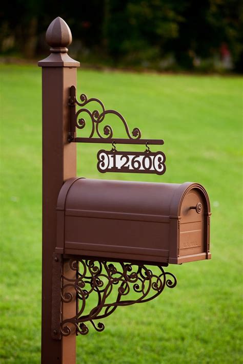 Premium Decorative Trimmed Mailbox With Decorative Trim Finished With