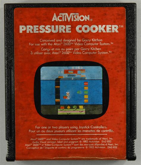 Atari 2600 Activision Pressure Cooker Pressure Cooker Flickr