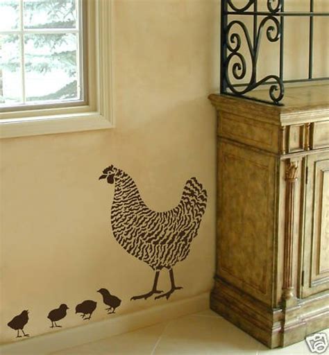 Four Little Chicks Stencil Kit Reusable Easy Stencils For Home Decor