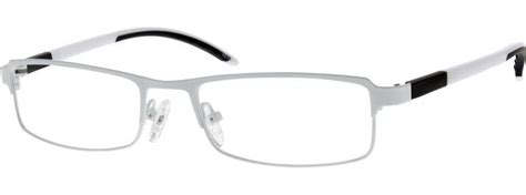 White Rectangle Glasses 673430 Zenni Optical Eyeglasses Glasses Spectacles Frames Eyeglasses
