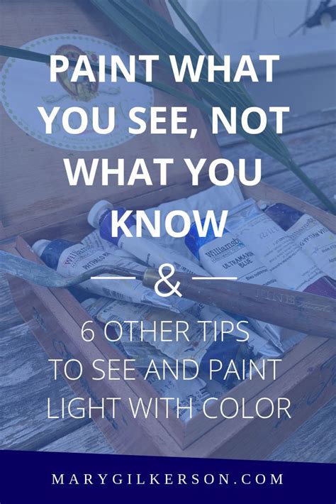 One Of My Favorite Painting Tips For Artists Of All Levels Is To Paint