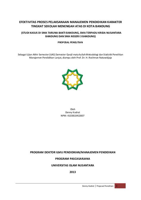 Contoh Proposal Penelitian Kualitatif Sosiologi - Riset