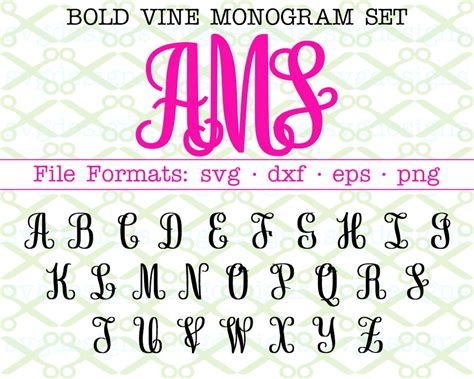 Vine Monogram Font The Art Of Mike Mignola