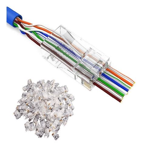 Cat5e wiring should follow the standard color code. Conector Rj45 End Pass Through Anti Errores 100 Piezas Cat5 - $ 777.00 en Mercado Libre