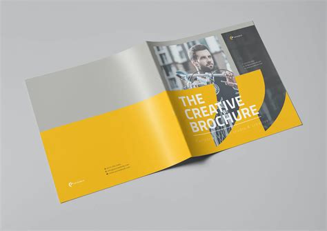 Creative Square Brochure Template Indesign Ksioks