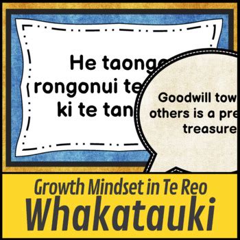 New Zealand Resources Maori Language Whakatauki Growth Mindset In Te