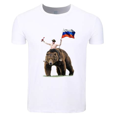 Men Print Vladimir Putin Russia President Putin Cccp T Shirt O Neck Short Sleeves Summer Tshirt