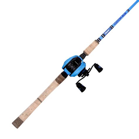 OKUMA 7 Custom Blue Baitcasting Combo Medium Heavy Power West Marine